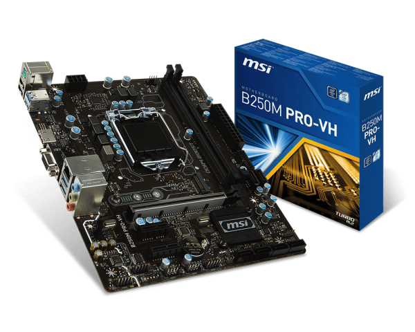 Mainboard MSI B250M PRO-VH Socket LGA1151 (518EL)